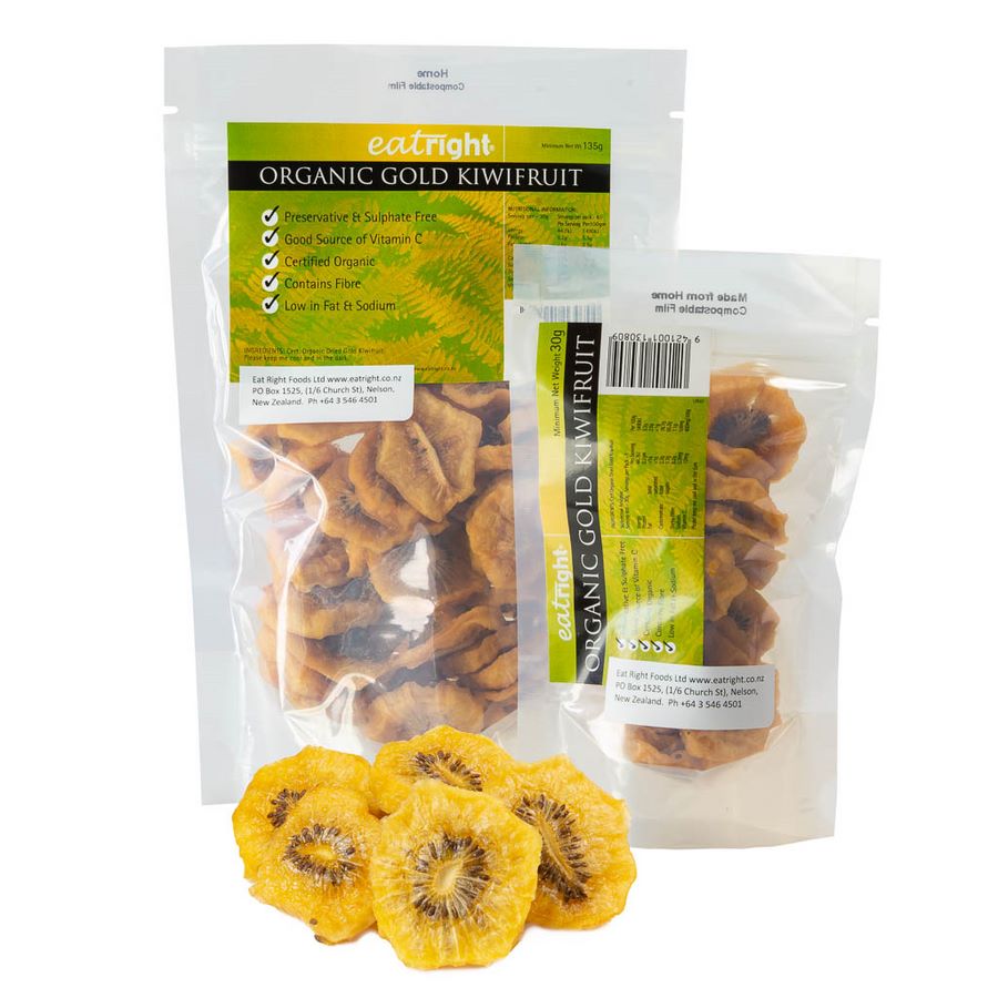 Organic Golden Kiwifruit (air dried)